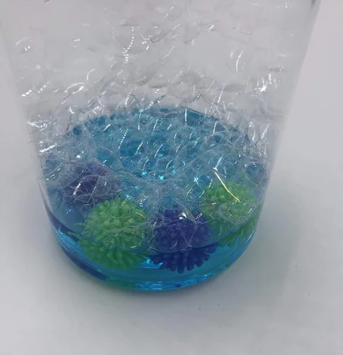Vista 3 de Keyfit Tools BrushBalls (paquete de 4 x 2) 8 bolas de cepillo de limpieza para botellas de agua, reutilizables, para bebidas deportivas y batidos