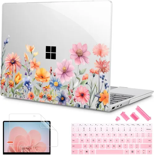 Vista 12 de Mektron Funda para laptop Microsoft Surface GO 3 de 12.4 pulgadas, compatible con Go 2/1, versión 2022-2020, modelo 1943/2013, carcasa rígida