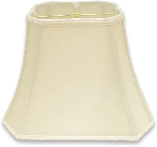 Vista 11 de Royal Designs, Inc. Sombra de lámpara de campana con corte rectangular, diseño de araña, cáscara de huevo, 8 x 14 x 10.6, 2 Pk, DSO-68-14EG-2