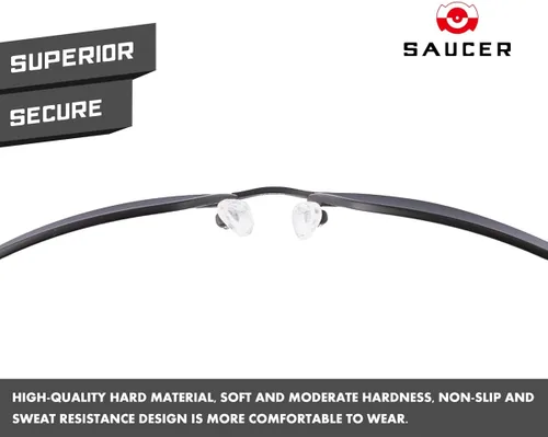 Vista 3 de SAUCER Almohadillas de repuesto para gafas de sol Oakley Conductor 6 OO4106 Conductor 8 OO4107