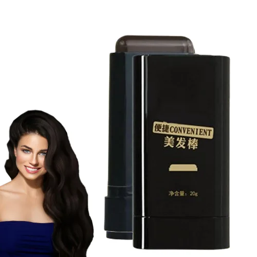 Vista 11 de Barra de tinte para el cabello impermeable y a prueba de sudor, barra de color de cabello 2 en 1, peine portátil de tinte para el cabello gris
