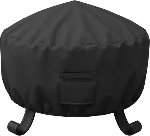 Vista 16 de Cubierta de mesa para hoguera Outland Living 401/403 para exteriores, mesa de fuego de gas propano para exteriores, 44 pulgadas, resistente al agua