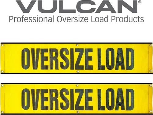 Vista 7 de VULCAN Pancarta de carga de gran tamaño con ojales, paquete de 2, malla, 18 x 84 pulgadas