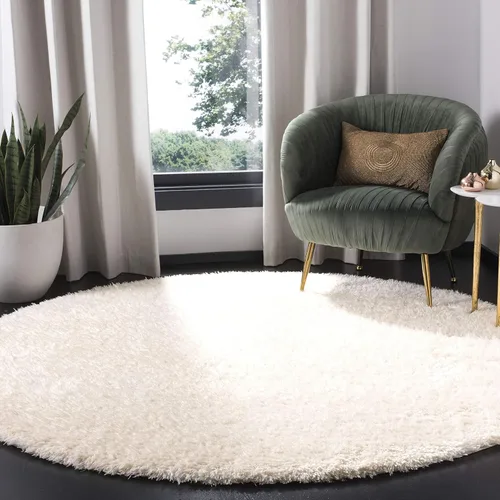 Vista 16 de SAFAVIEH Madrid Shag Collection - Alfombra decorativa, 4 x 6 pies, diseño liso, no desprende pelusa y de fácil cuidado, 1.6 pulgadas de grosor