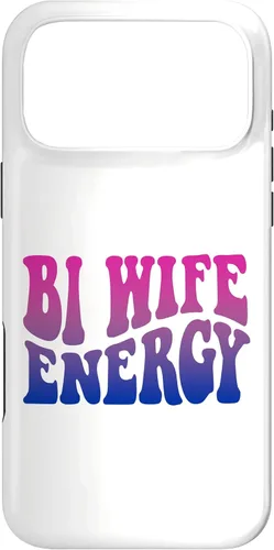 Vista 21 de iPhone 13 Pro Bi Wife Energy Bisexual Pride Bisexual Flag Retro Vintage Case