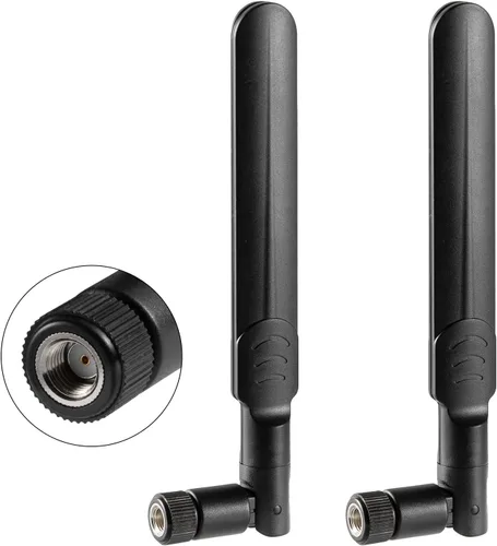 Vista 3 de 8dBi RP-SMA macho 3G 4G LTE Cámara celular Trail Antena de largo alcance compatible con SPYPOINT Link Micro Link Dark Link S Link EVO Tactacam