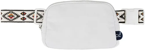 Vista 53 de C.C Bolsa de cintura para mujeres – Riñonera acolchada cruzada para el cuerpo con correa ajustable, idea de regalo de moda, Ajuste regular
