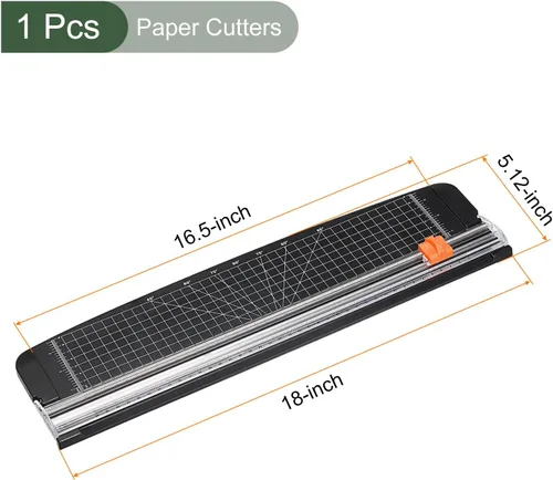 Vista 2 de YOKIVE Cortador de papel A3, herramienta portátil para álbumes de recortes de 10 hojas, ideal para el hogar, oficina, uso diario