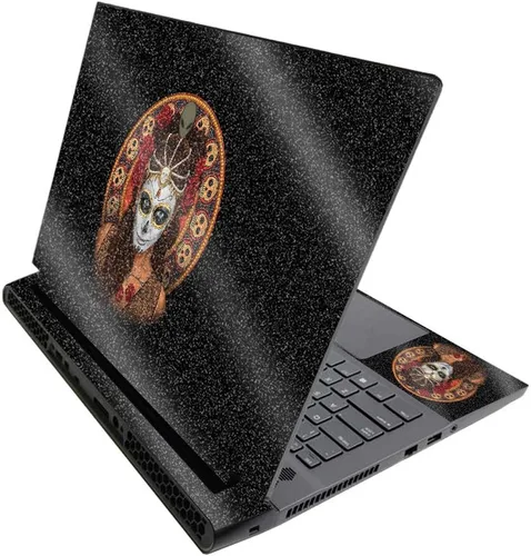 Vista 86 de MightySkins - Skin brillante con purpurina para Alienware M17 R3 (2020) y M17 R4 (2021) - Diversión de los años 90 Acabado duradero con purpurina