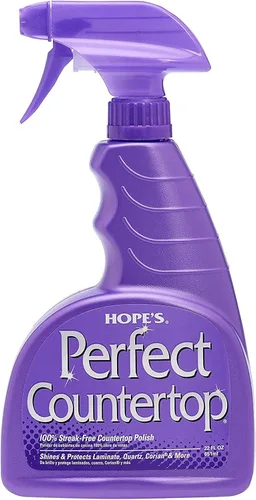 Vista 9 de HOPE'S Perfect - Limpiador y pulidor de encimeras – Spray de limpieza multisuperficie sin rayas – Spray de cocina para granito, cuarzo, mármol
