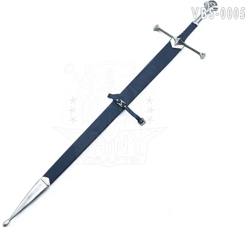 Vista 5 de Espada vikingo Legend of Zelda de Zelda de 40 pulgadas de largo, espada de acero D2 de espiga completa, edición limitada Skyward con vaina premium