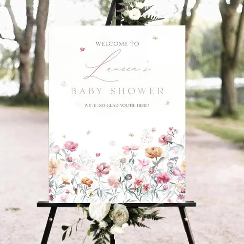 Vista 11 de Cartel de bienvenida de plástico personalizado con texto en inglés «We Can Bearly Wait Brown con texto en inglés «We Can Bearly Wait Brown»