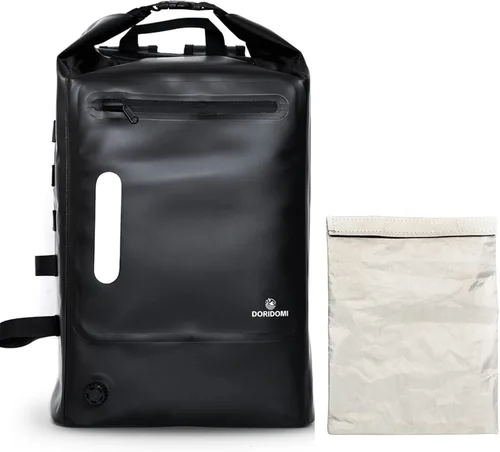 Vista 7 de Bolsas Faraday - Bolsa seca 15L negra impermeable con protección EMP, bolsa de blindaje de señal RFID para seguridad de productos electrónicos
