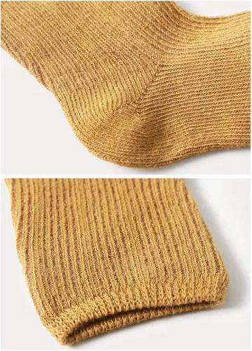 Vista 4 de QandSweat Calcetines de tobillo unisex de algodón sin costuras para niños pequeños