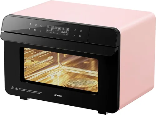 Vista 10 de ROBAM Horno de vapor de convección de encimera 23QT, combo de horno Blanco
