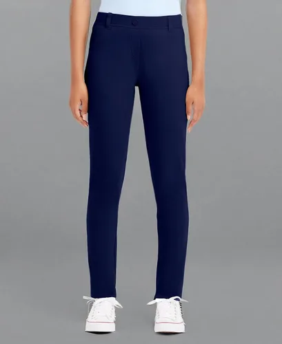 Vista 3 de Nautica Jegging de pierna ajustada para mujer junior, estilo de frente plana con cierre de cremallera, bolsillos funcionales
