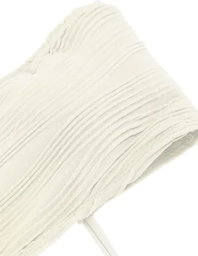 Vista 7 de ZAFUL Traje de baño bandeau de 2 piezas para mujer, conjunto de bikini bandeau acanalado con cordones sin tirantes, trajes de baño de corte alto