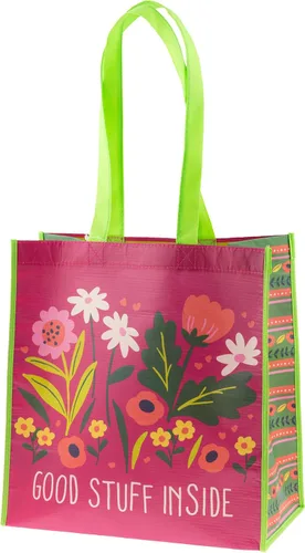 Vista 12 de Karma Large Holiday Reusable Gift Bag - Happy Bag