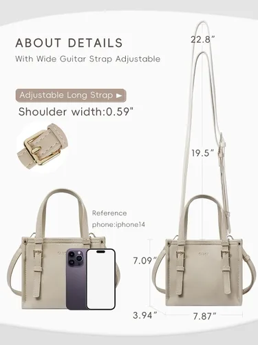 Vista 3 de CLUCI Bolso de mano de pana para mujer, casual, con cremallera, bolso de hombro a la moda