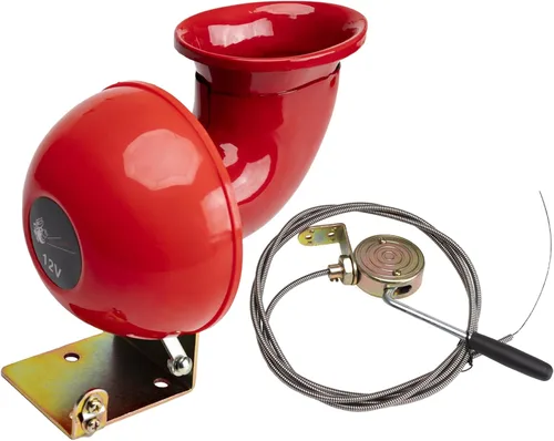Vista 8 de FARBIN Bocinas súper fuertes de 12 V, bocina eléctrica con sonido de toro fuerte, bocina de aire para automóvil, motocicleta, camión, barco