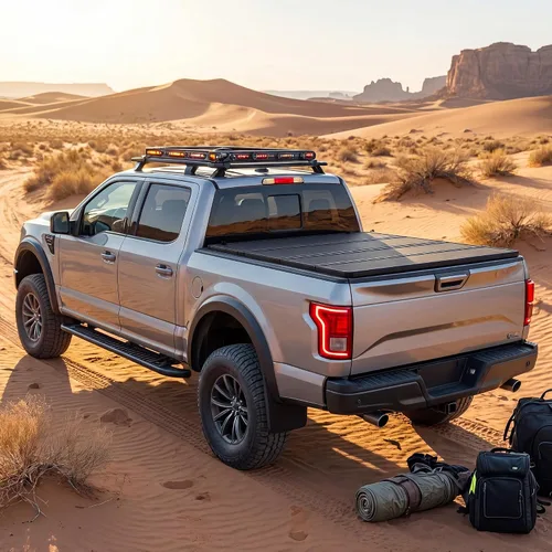 Vista 9 de YITAMOTOR Cubierta rígida para tonneau cuádruple para F150 F-150 2015-2026