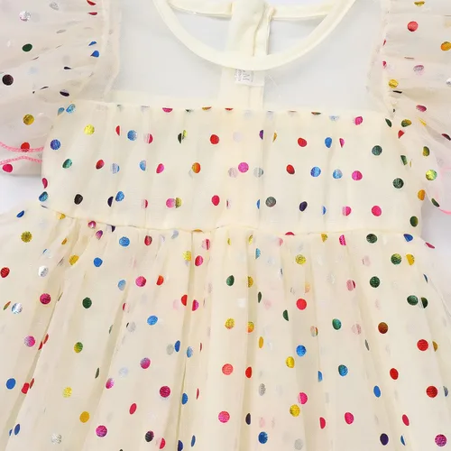 Vista 5 de Baby Girls Tutu Dress Sparkle Sequin Heart Princess Birthday Pageant Wedding Party Dresses Ruffle Tulle Gown Outfits