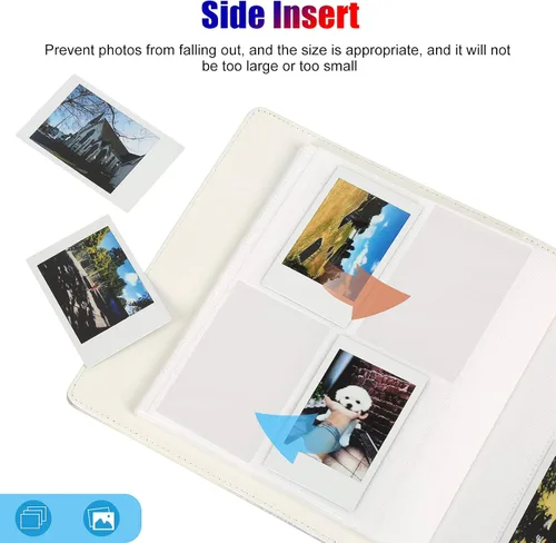Vista 5 de 2 paquetes de 256 bolsillos álbum de fotos para Fujifilm Instax Mini LiPlay 11 90 70 50S 26 25 9 8+ 8 7S Impresora de cámara instantánea/Mini Link
