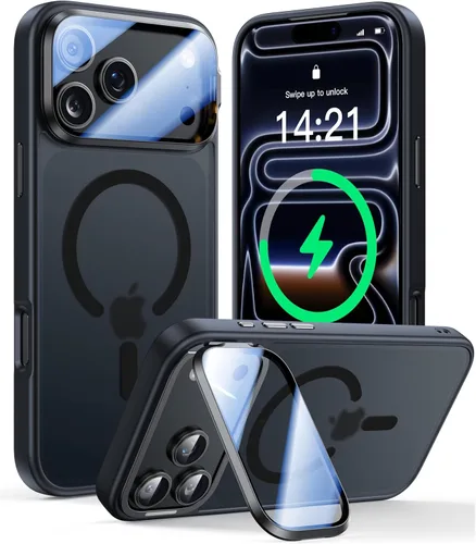 Vista 59 de VOFATA [Protección Completa Mejorada de la Cámara] para Funda iPhone Air con Cubierta de Cámara con Soporte [Compatible con MagSafe][Protección