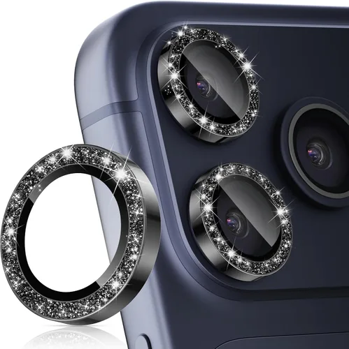 Vista 13 de imluckies Protector de lente de cámara para iPhone 17 Pro, iPhone 17 Pro Max, iPhone 16 Pro, iPhone 16 Pro Max, vidrio templado AR+AF y dureza 9H