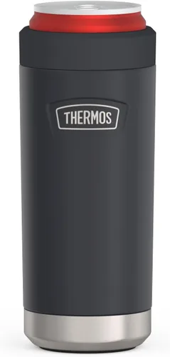 Vista 2 de THERMOS ICON SERIES, aislante delgado para latas de bebidas, 12 onzas, Glacier, acero inoxidable aislado al vacío