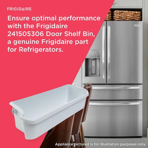 Vista 4 de Frigidaire 241505306 Contenedor de puerta para refrigeradores, color blanco