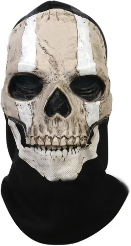 Vista 6 de UGLYAF Máscara de esqueleto, máscara de fantasma de Halloween Calavera-3
