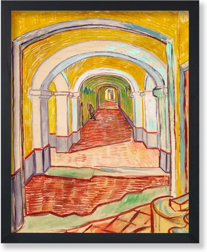 Vista 10 de Poster Master Póster clásico de Van Gogh, impresión impresionista vintage, regalo para artista, pintor, autorretrato, sombrero de paja, dibujo