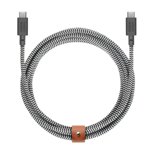 Vista 8 de Native Union Cable de correa XL de 100 W – Cable de carga USB-C a USB-C ultra fuerte de 10 pies para iPhone 17/17 Pro/17e, iPhone Air, MacBook Cosmos