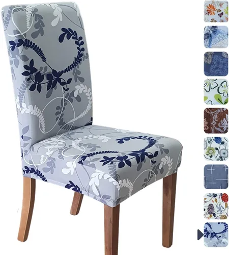 Vista 39 de SPRINGRICO Juego de 4 fundas para sillas de comedor, fundas elásticas para sillas de comedor, de elastano lavables, fundas para sillas Parsons