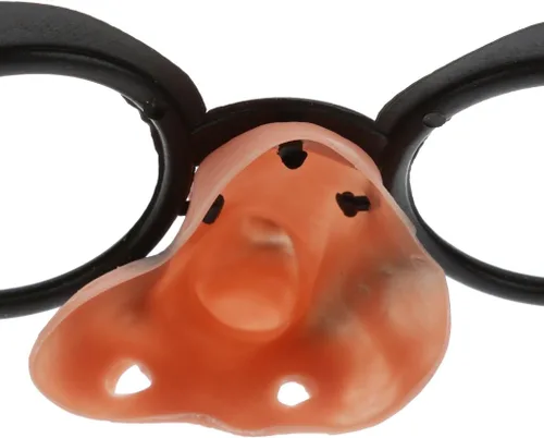 Vista 8 de Novedoso disfraz de nariz de bruja para despedida de soltera, gafas de noche, marco de Halloween, accesorios