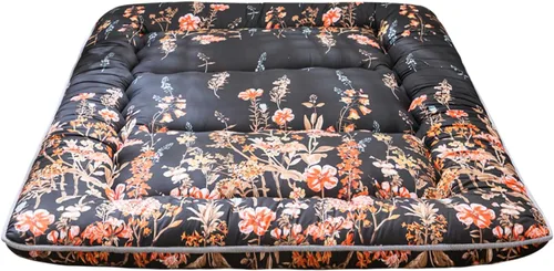 Vista 57 de MAXYOYO Colchón Japonés de Suelo Futón Colchón, Tapete de Tatami Engrosado de 4", Almohadilla para Dormir Plegable Enrollable para Niños y Niñas