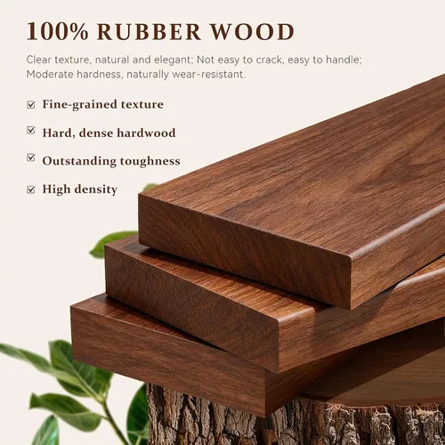 Vista 4 de Perchero de madera maciza con ruedas Perchero independiente 3 en 1 y perchero, barra extra larga, dos estantes, carga de 220 libras Organizador