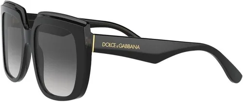 Vista 3 de Dolce & Gabbana DG4414-5018G - Gafas de sol negras con degradado gris, 2.126 in