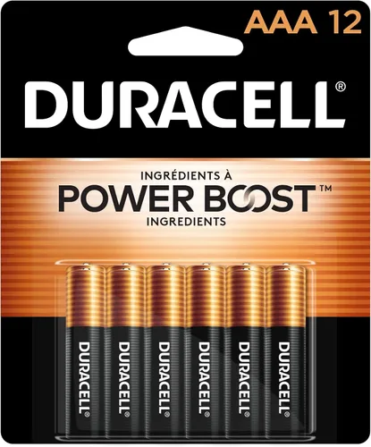 Vista 6 de Duracell Coppertop - Pilas AAA con ingredientes Power Boost, paquete de 2 baterías triple A con energía de larga duración, batería alcalina AAA