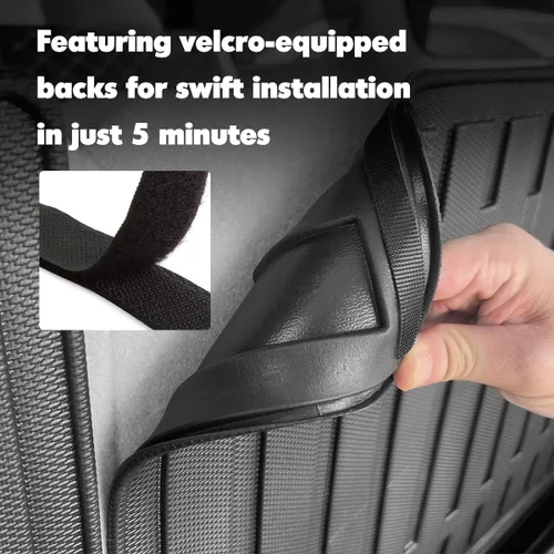 Vista 4 de Vanseno Alfombrilla de respaldo compatible con Jeep Cherokee 2014-2023, cubierta de asiento trasero, protector para todo tipo de clima, compatible