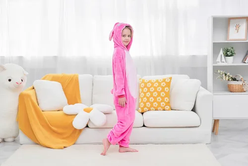 Vista 2 de Pijama unisex para niños, disfraz de animal para Halloween, Navidad, cosplay