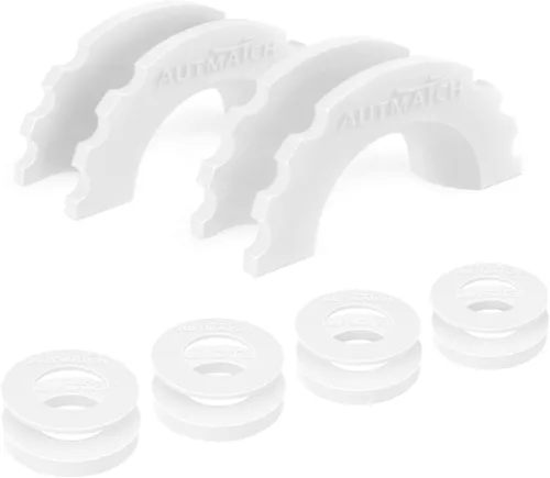 Vista 15 de AUTMATCH Kit de arandelas aisladoras de grilletes de anillo D, 2 aisladores de grilletes de goma con 8 arandelas, se adapta a grilletes 3/4, protege