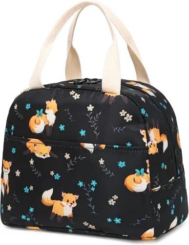 Vista 19 de Lonchera aislada con aguacate para mujeres, lonchera reutilizable para el trabajo, escuela, picnic, viajes