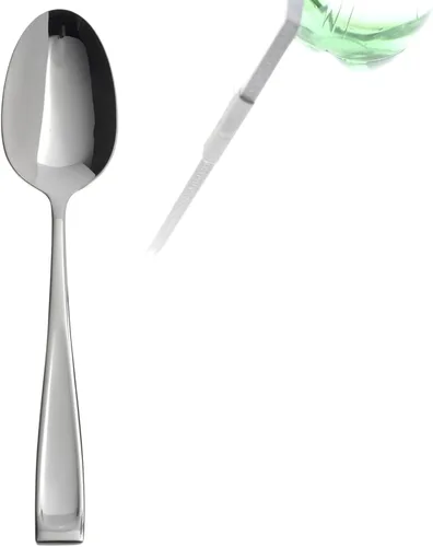 Vista 32 de Oneida Moda Champagne Satin 20-Piece Silverware Set for 4, Flatware