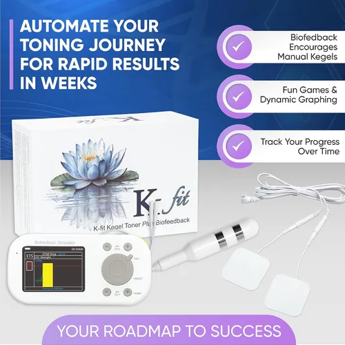 Vista 4 de Kegel Toner Plus Biofeedback - Dispositivo de ejercicio de suelo pélvico para tonificar y fortalecer, incontinencia, 22 programas de Stim