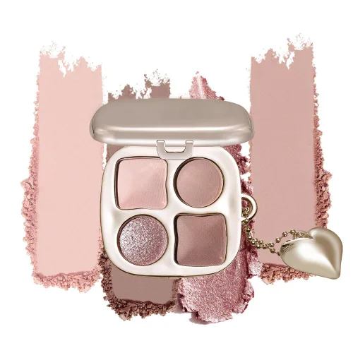 Vista 7 de Paleta de sombras de ojos de acabado múltiple, paleta de brillo metálico mate con polvo sedoso y suave, destello fino y duocromático, sombras 2#