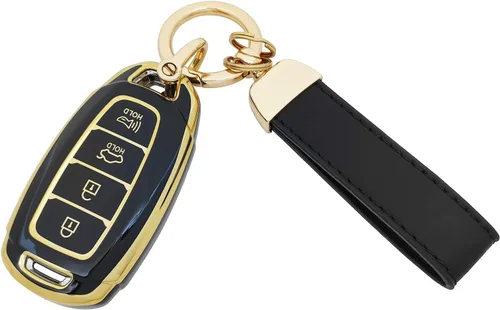 Vista 3 de Funda protectora de TPU suave de 360 grados para Hyundai Palisade Elantra Kona Azera Santa Grandeur IG Key Fob