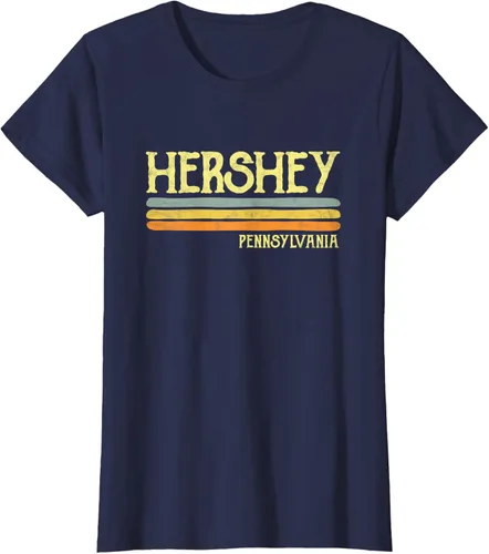 Vista 37 de Camiseta vintage de regalo de recuerdo de Hershey Pennsylvania PA, Negro, S