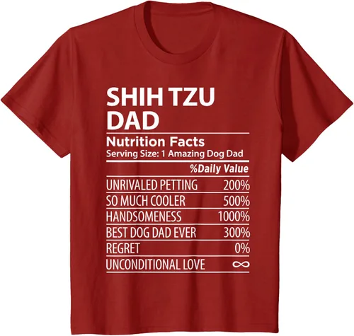 Vista 71 de Shih Tzu Dad - Camiseta divertida para dueño de perro Shih Tzu, Negro